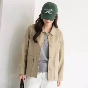 [마담4060]엄마옷 마담4060 [모던베이직] 코튼워크하프 여성 데일리 자켓 -RJK2603028-..