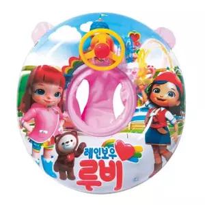 핸들 보행기 튜브 유아용 안전 물놀이 유아 보행기 튜브 아기 수영 아동 어린이 수영장 여름 휴가 실외