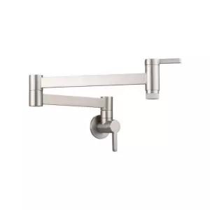 세트 벽부착 실버 관절수전 도금 크롬 매립형 회전 세면대