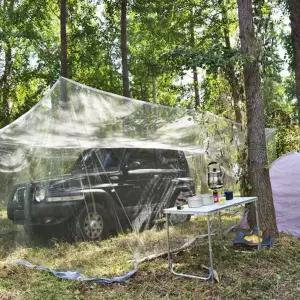 야외용 모기장 밀리터리 아웃도어 캠핑 사각 모기장 휴대용 설치형 대형 자동차 차량용 그늘막 차박 타프