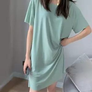 [의류] 패션 좋은 데일리 홈웨어 소재 미니 면원피스 시원한