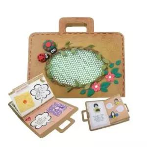 미술수업 (10인용)가방 모양 북아트 만들기 키트 재료 세트