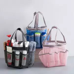 수영장 목욕탕 비치백 그물 메쉬 포켓 분리 수납 가방 Mfm5+9Mpg