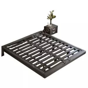 철제 평상 무헤드침대 매트리스 매칭 조명 저상형 받침대