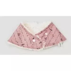 핑크 레터 스노우빕 아동목도리 스카프빕 유아스카프