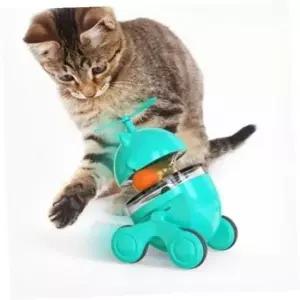 [반려] 고양이간식볼 프로펠러오뚝이간식볼 블루그린 강아지노즈워크