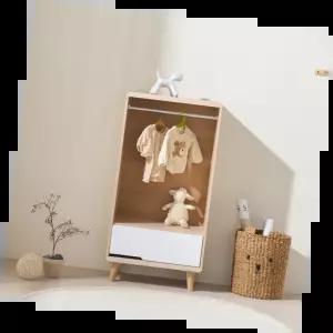 오픈원서랍옷장 다용도 수납 공간 활용형 원목 스타일 내구성 높은 세련된 디자인 퍼스널룸 필수품