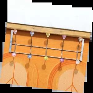 반짝이도어후크 실내 장식용 다용도 걸이 벽걸이 옷걸이 인테리어 소품 쉽고 편리한 사용