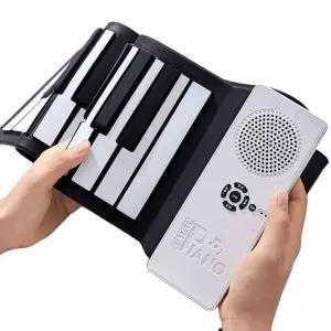 핸드롤피아노 휴대용 이동식 연습용 전자 키보드 피아노