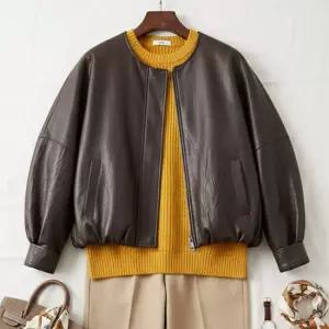 로엘 노카라 레더 블루종_ND1JK006