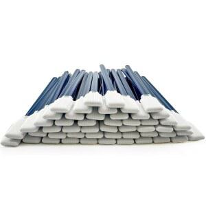 웰글러스 센서 클리닝 면봉 카메라 렌즈 극세사 니트 폴리에스터 스틱 현미경용 루프 망원경 캠코더 50PCS