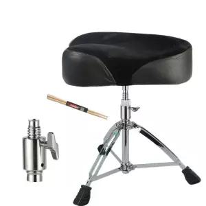 조절 안 가능한 블랙+드럼 의자 밴드 나사 드러머 드럼