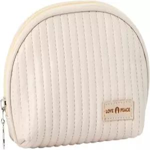 카무마니 귀여운 메이크업 가방 여성용 미니 화장품 파우치 작은 퀼트 뷰티 핸디 지퍼 크림