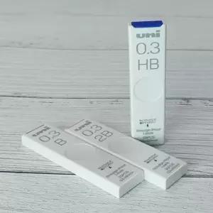 문구반점 유니 Smudge Proof Leads 샤프심 0.3mm 1통(25pcs)