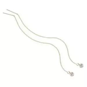 예쁜귀걸이 GOLD 골드 큐빅 롱 체인 귀걸이 14K