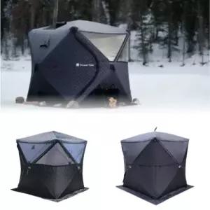 KIYO 빙어텐트 텐트 34인 짙은 사우나텐트 얼음낚시 원터치