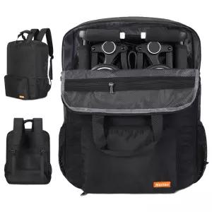 GB 포킷 및 에어 플러스 올 터레인과 호환되는 막소 유모차 여행 가방 비행기용 경량 백팩(블랙 M)