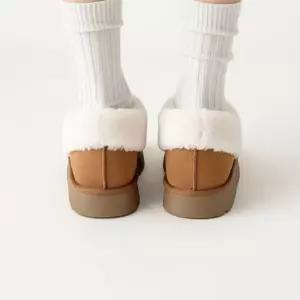 [아트박스]/신상오픈런 여성용 겨울 따뜻한 퍼 기모 분리형 슬리퍼