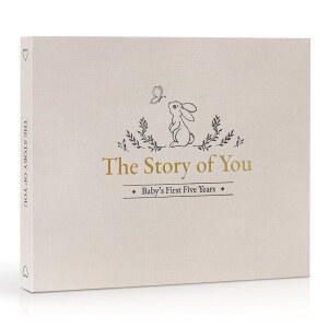 남아와 여아를 위한 기억 책 - 첫 5년차 성별 중립 스크랩북 또는 사진 앨범 출생부터 5세까지 모든 이벤트의 이정표를 기록하세요 새 엄마 선물
