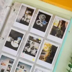 [문구] 투명한 3공 바인더 포카앨범 정리책 카드 보관함 포토카드 정리용