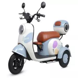 세발 전동스쿠터 삼륜 시니어 빈티지 레트로 노인 전기 바이크