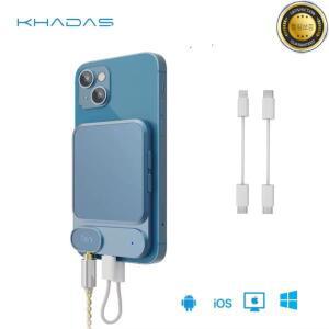 Khadas Tea 휴대용 USB DAC 자기 Bluetooth 헤드폰 앰프 8H 재생 ES9281AC Pro APP 지원 PCM 384KHz DSD 25