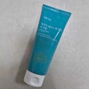 페이스바디 대용량 식물나라 저자극 페이스 앤 바디 선 크림 150ml