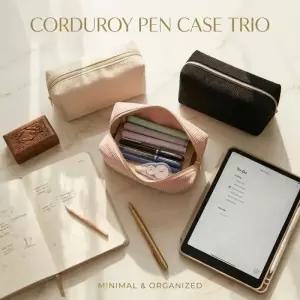 (별별창고) 코듀로이 파우치 이너백 미니 생리대 필통 파우치백 메이크업