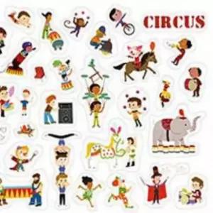 다이어리스티커 아이스티커 미디어 붙였다떼었다 스티커 서커스