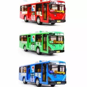 대중교통 시내버스 태엽장난감 태엽자동차