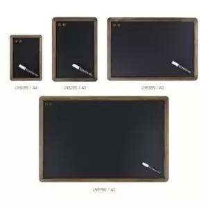 [문구] 무광 블랙 보드 철재 스탠드형 입간판 21x30cm 식당용
