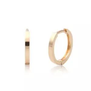 레이어드귀걸이 Gold 원터치 골드 심플 링 귀걸이 14K