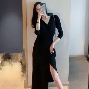 [옷은날개] 롱원피스 SD 230515 브이첼 꼬임 여신룩 데이트룩 언