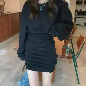 [옷은날개] 깔끔 페미닌 심플 롱원피스 니트원피스 라운드넥 플레