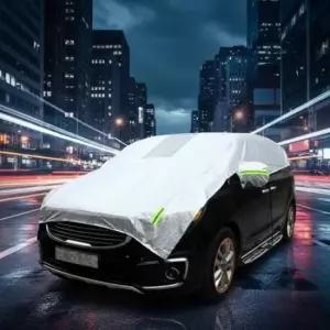 자동차덮개 트랙스크로스오버 자동차 하프커버 실버 차량용 덮개 차 앞유리 바디 눈 성애 햇빛