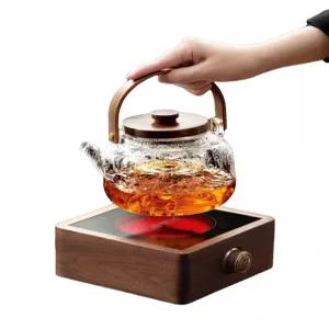 다도 하이라이트 세라믹 인덕션 워머 보온 중탕 티포트