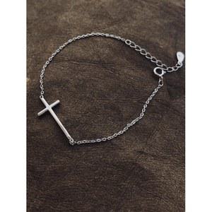 묵주팔찌 성물 성당 은 여자 925 여성체 나무 순은 남자 팔찌 십자가 천주교 5단