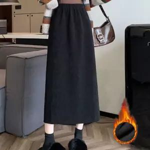 여성바지 귀영운 데일리 기모 코듀로이 밴딩 스커트 nrf6+6TIC