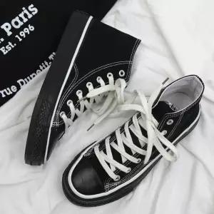 남여공용 캔버스화 스니커즈 단화 커플 운동화 키높이 fJM1+8WhG