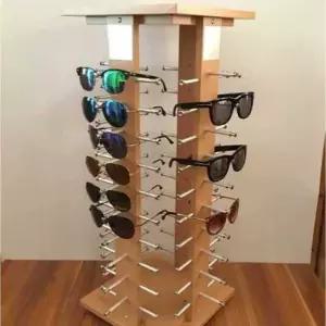 회전 안경 진열대 원형 소품 스탠드 안경점 거치대