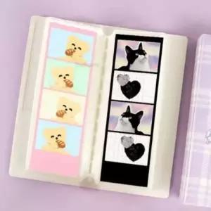 [문구] 셀프 사진첩 미니앨범 4컷 포토북 랜덤 디자인 소형 앨범