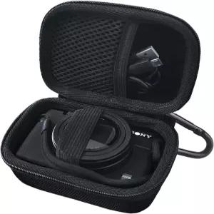 소니 RX100 VII/RX100 VI/ V/ IV/RX100 III / II 디지털 카메라 여행용 보관함(소형)과 호환되는 JINMEI
