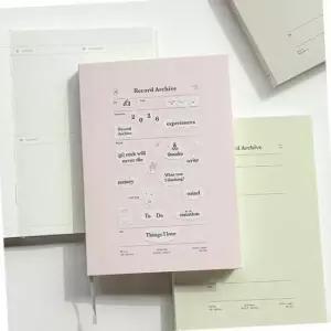 [문구/오피스] PVC커버형 루카랩 2026 레코드 아카이브 포켓 다이어리