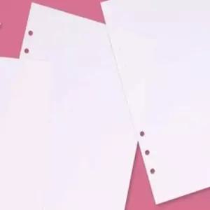 [문구] 모눈 모노다이어리 A5 플래너 속지 6공 무지 노트 정리용지