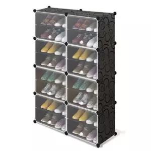 신발정리함 큐브 신발장 조립식 현관 신발정리대 보관함 2열8단