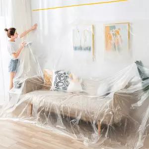 방풍비닐 보양비닐 커버링테이프 공사용 3x20M