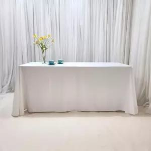책상보 이은 선 없는 1장 덮개 광폭 식탁보 행사용테이블보