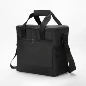 보온 보냉 휴대용 아이스팩 가방 블랙 쿨러백 캠핑 물병 보관백