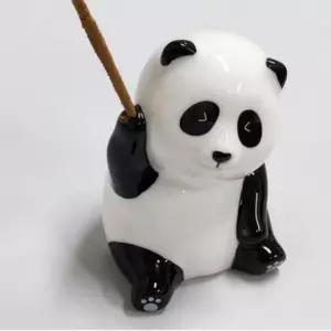 팬더 디자인 도자기 스틱 홀더 인테리어 장식품 팬더 인테리어 꽂이 세라믹