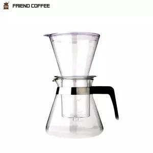 (힘찬)영진물산 국내산 내열유리 워터드립 커피기구 5인용포트 티포트 차포트 원두 도구 투명